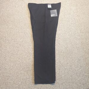 Perry Ellis Portfolio Premilux Dress Pants Mens 34x28 Black Slacks Work Office